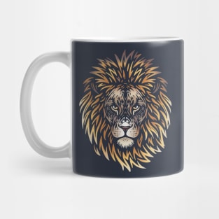 African Lion Face Mug